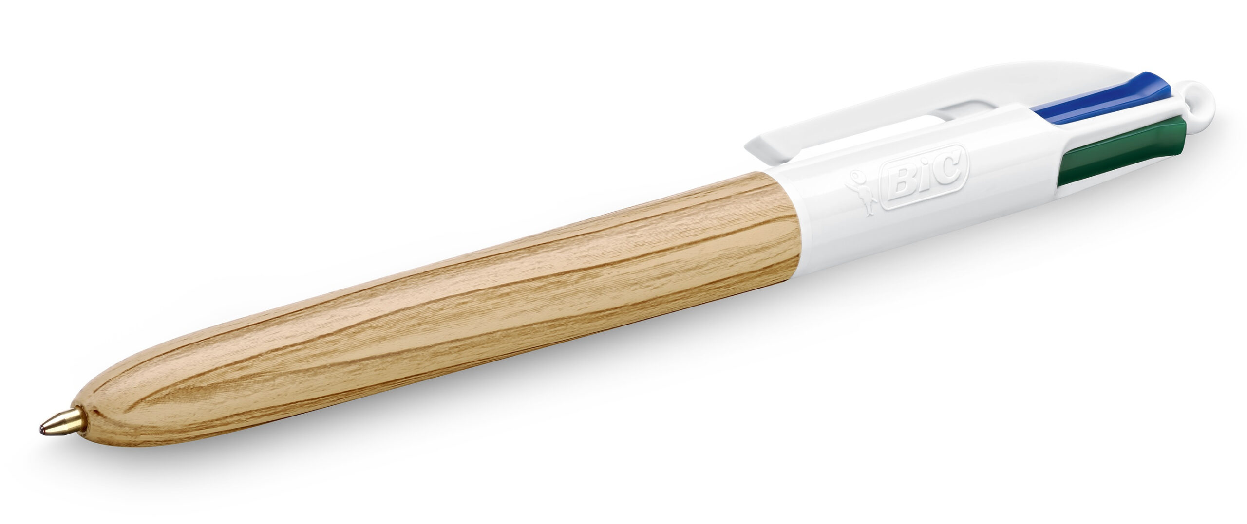 124e04f0d2f5f9c45d517286d7975622bfde87ed_257063 Boligrafo 4 Colores Wood Bic - Imagen 1