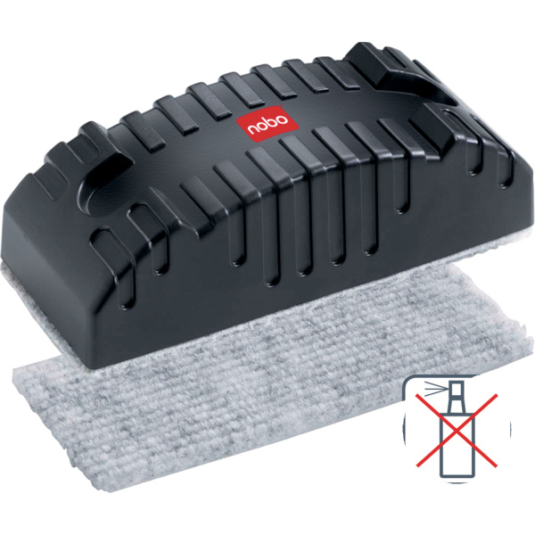 1e92fb12952b41359111e96a45464b58234e2850_255243 Borrador Nobo Para Pizarra Magnética Negro - Imagen 1
