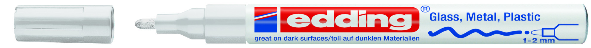 2198479a0983b3e9cc87c687f37a13c1727bbe1f_191237 Rotulador Edding 751 Blanco 1-2Mm Tinta Opaca - Imagen 1
