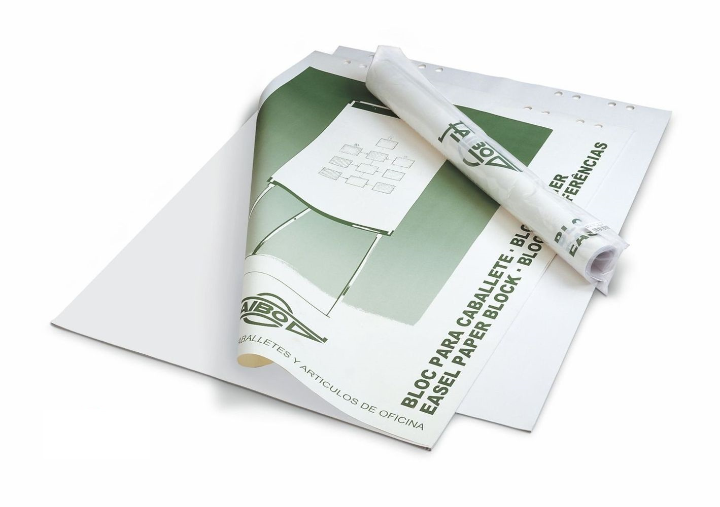 2812fcdea5c89bcd35e6e9bc92d173da6112771d_130307 Bloc Papel Pizarra Liso 50 H. Faibo - Imagen 1
