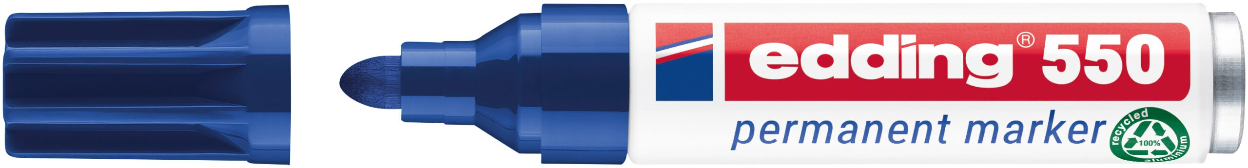 355a43874847334d44b588807c780d0173826889_191007 Rotulador Permanente Edding 550 Azul Pta.Conica 3-4Mm - Imagen 1