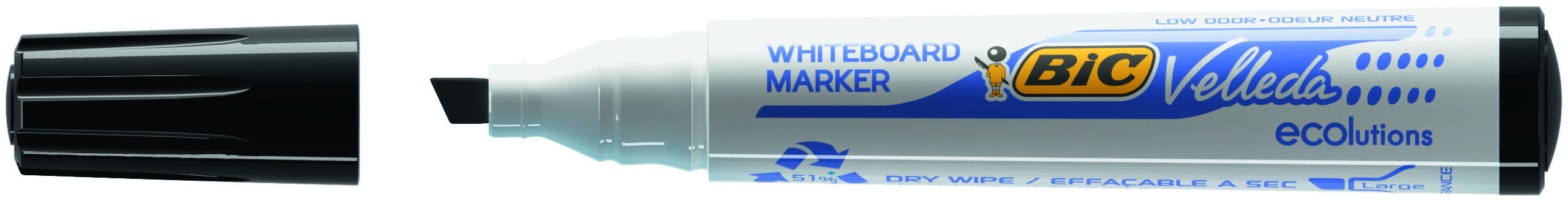 3b65b486b44eb498b9c6173c62639fb909b187e1_191355 Rotulador Pizarra Velleda 1751 Negro Pta.Biselada 3-5,9Mm - Imagen 1