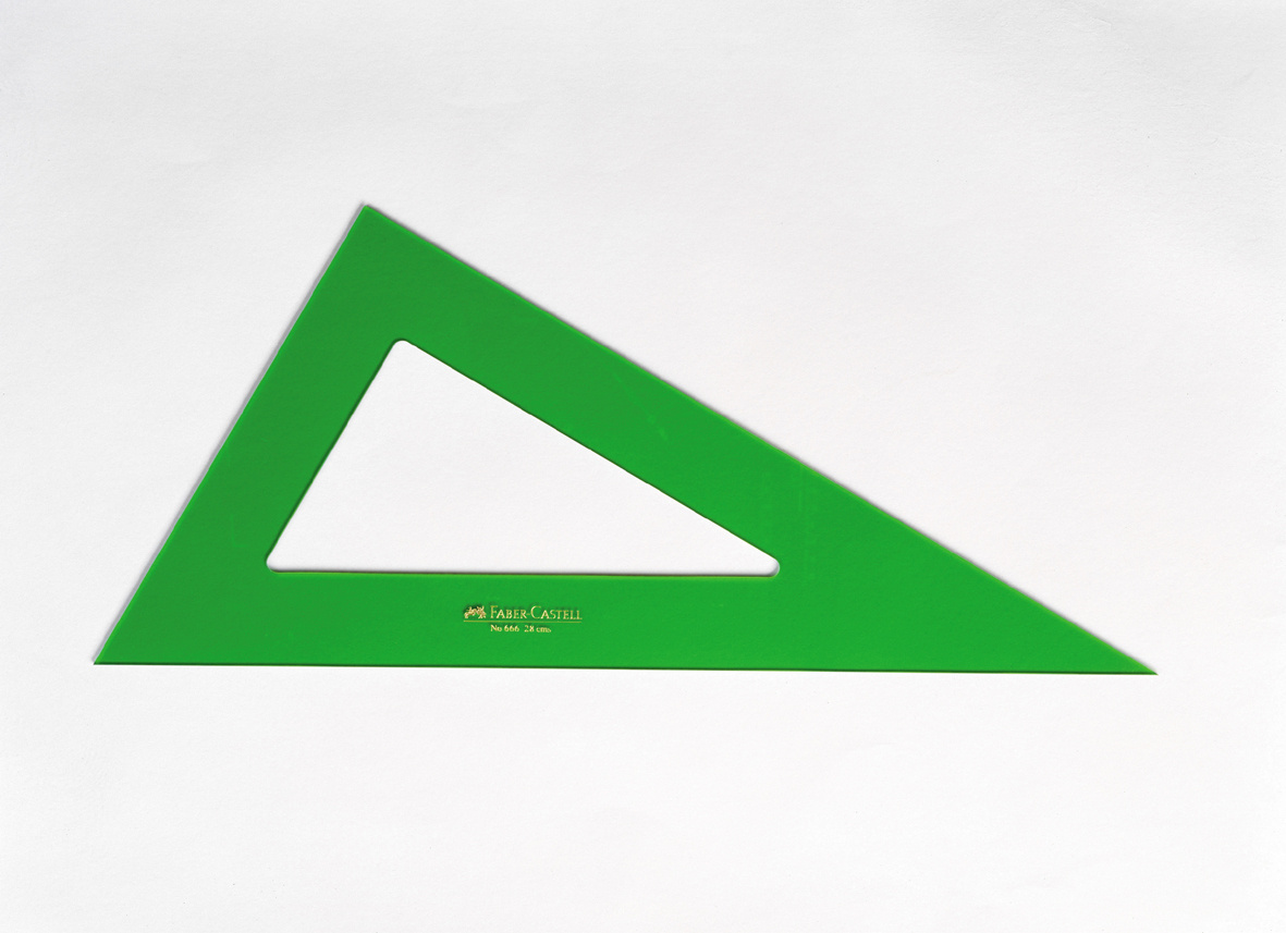 476147ec1fcbc388ee977be38907796985d11bf2_230037 Cartabon 28Cm Sin Graduar Verde Faber Castell - Imagen 1