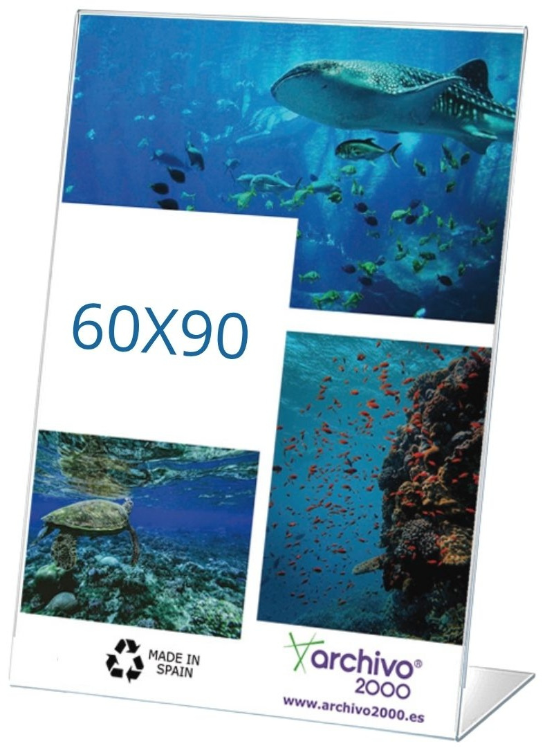 4e704dbb6bb3085834127207147556d5276c635d_259933 Expositor Sobremesa 60 X 90 Vertical En L Flexibles Archivo 2000 - Imagen 1