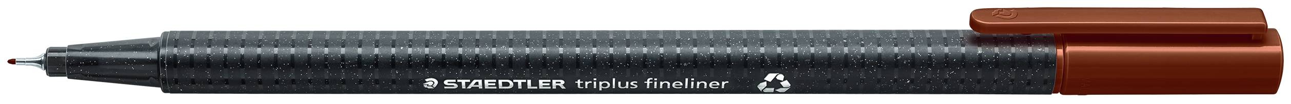 60a0531d2797db641a5c615962409227f1f66f13_115896 Rotulador Triplus Fineliner 334 Pardo Van Dyck Staedtler - Imagen 1