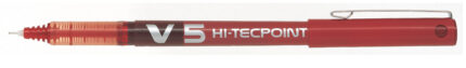 Roller V5 Rojo Punta Aguja 0,5Mm Pilot
