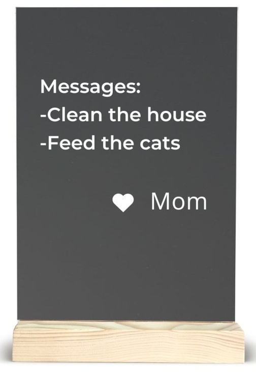 6e426f89c4ca5a591ca277583a44566988b8fa86_260733 Pizarra Doble Cara Base De Madera A4 Vertical Metacrilato Negro 4 X 21 X 33 Cm Archivo 2000 - Imagen 1