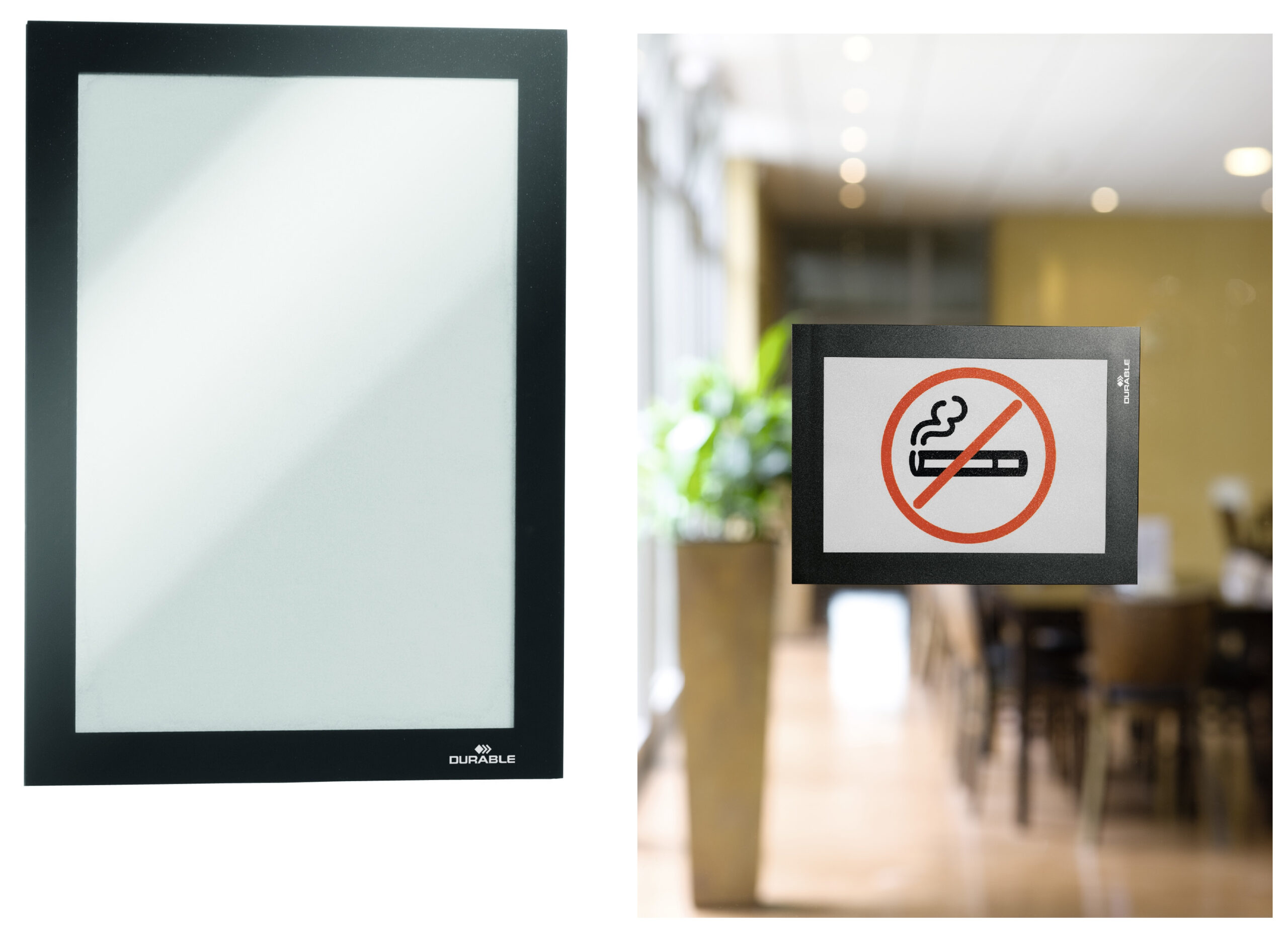 75f15d2dc9ee185cc7d73f643c7e3749383be41f_252008 Marcos Autoadhesivos A6 Negro Panel Magnetico 2 Uds Durable - Imagen 1