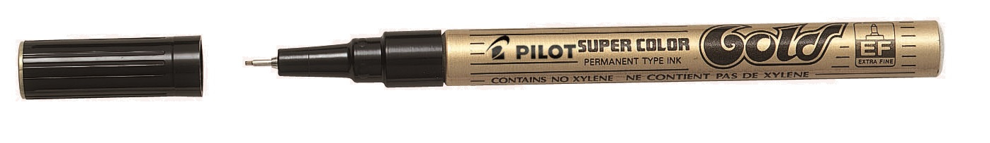 7df0d3d724edcc6b1893912c58d0627e4d1a3e68_190921 Rotulador Permanente Fino Sc-Gsw-Ef Oro Pilot - Imagen 1