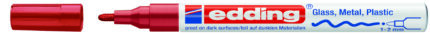 Rotulador Edding 751 Rojo 1-2Mm Tinta Opaca