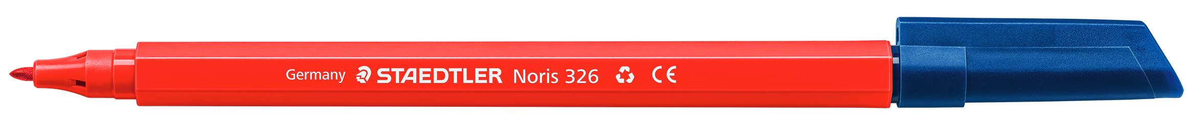 95c324524739fe4ba6934820d26650fe2f6a16f5_258807 Rotulador Noris 326 Rojo Staedtler - Imagen 1
