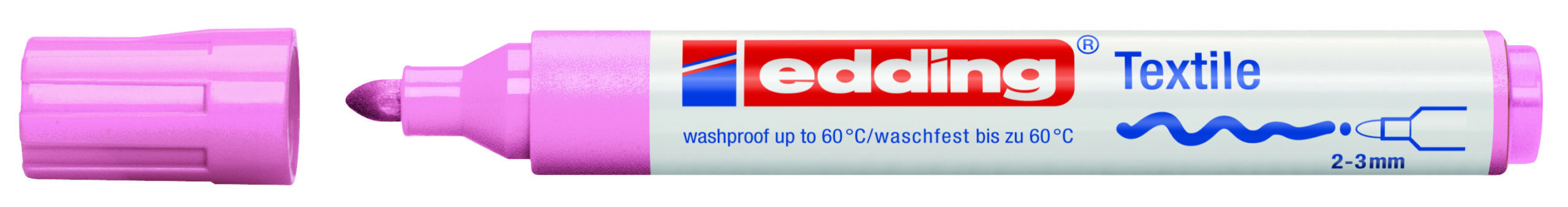 a686a3f8ac27b2668cc53eb45b9a111e6e8200aa_191303 Rotulador Textil Edding 4500 Rosa 2-3Mm - Imagen 1