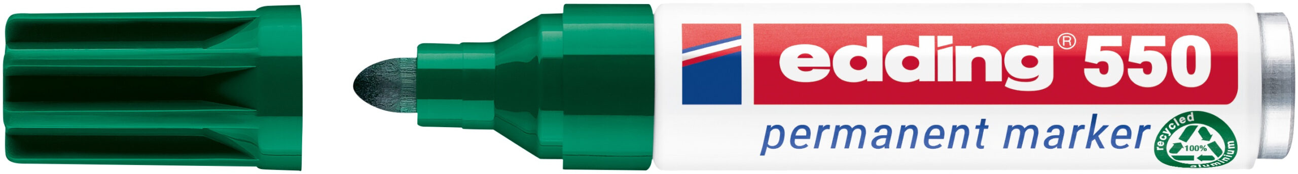 c6bff2baf18af930297a837e4cfc171d1fe7b643_191009 Rotulador Permanente Edding 550 Verde Pta.Conica 3-4Mm - Imagen 1