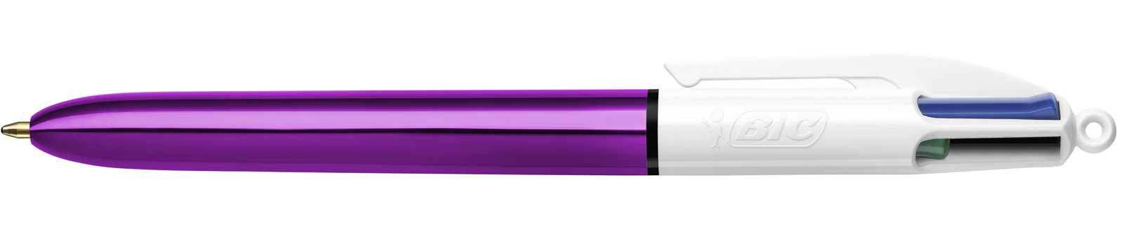 c81581ff715ea804d5e997ec613495a493a1f4a8_252933 Boligrafo Bic 4 Colores Shine Purpura - Imagen 1