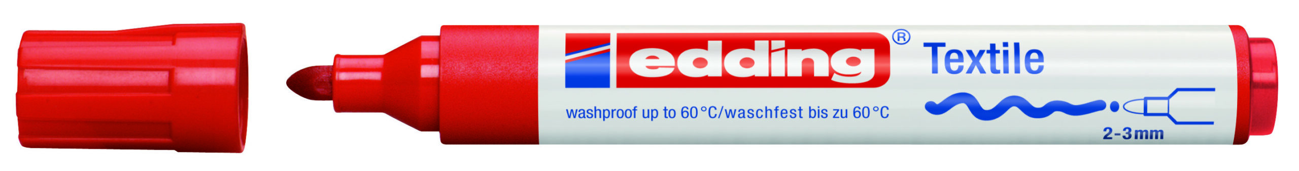 cc6a4ddbc3f7d595aca66779b2f7c801f8669361_191295 Rotulador Textil Edding 4500 Rojo 2-3Mm - Imagen 1