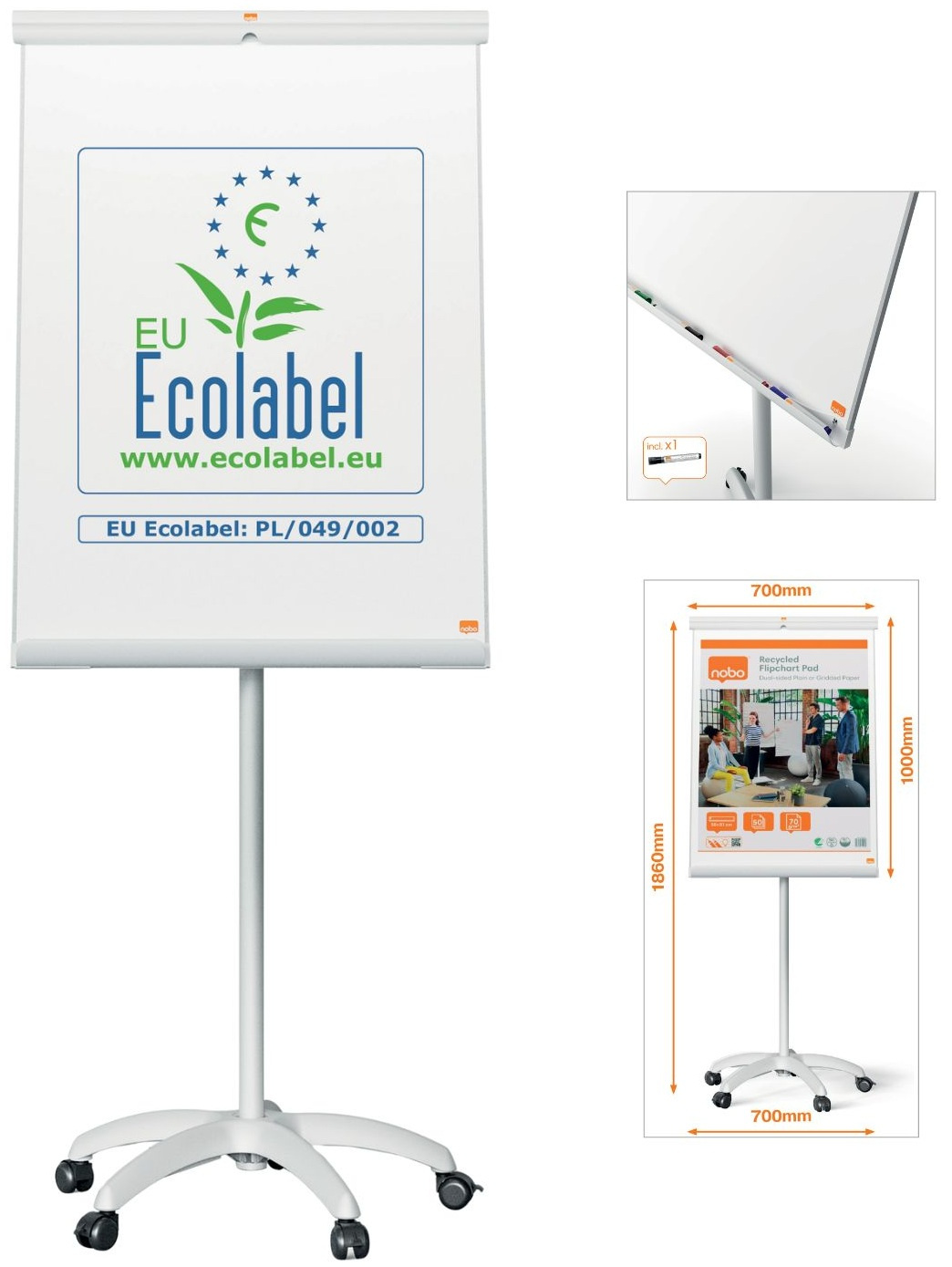 cc87cda4f2151efef7e909df0e9cc3a74485eeed_260877 Pizarra Caballete Magnética Móvil De Acero Premium Plus Nobo - Imagen 1