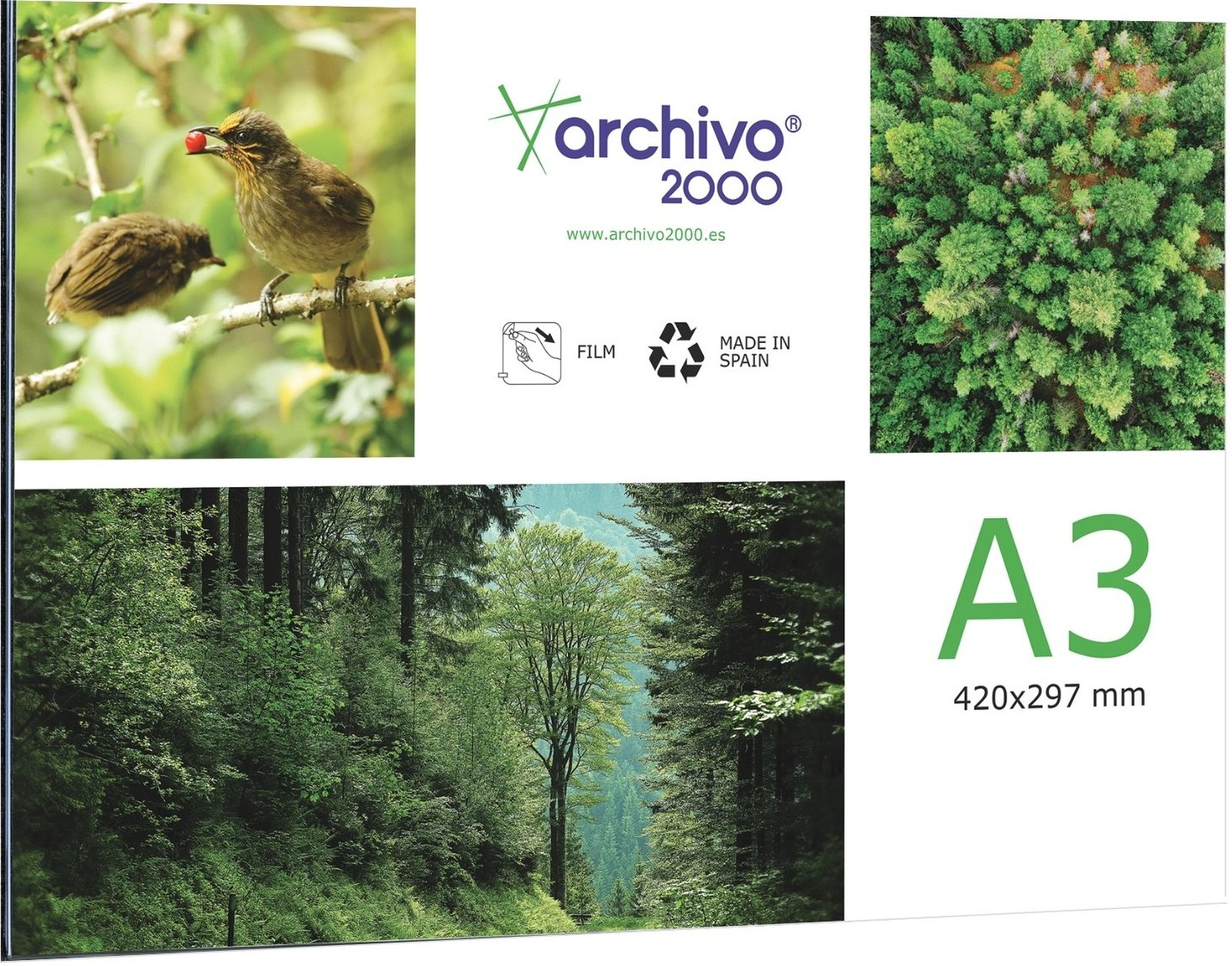 cdb172a51c544090566f9bf77eef6102f5218bd9_254446 Expositor Mural "Premium" Con Adhesivo Din A3 Horizontal 42 X 30.5 Cm Archivo 2002 - Imagen 1