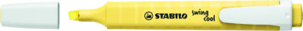 Rotulador Fluorescente Swing Cool Pastel Color Amarillo Cremoso Stabilo