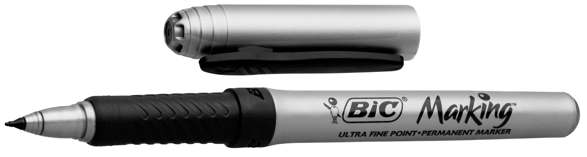 df4319a933cd9dbe7ec0b5d50ad9c1cc2f0bba92_190939 Rotulador Permamente Marker Grip Cd Negro Bic - Imagen 1